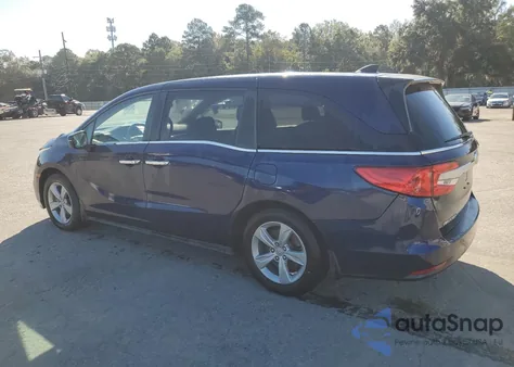 2018 Honda Odyssey Ex from USA, damaged, VIN 5FNRL6H56JB106988
